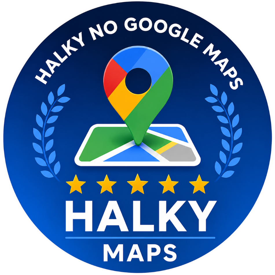 Localização Google Maps Halky IA